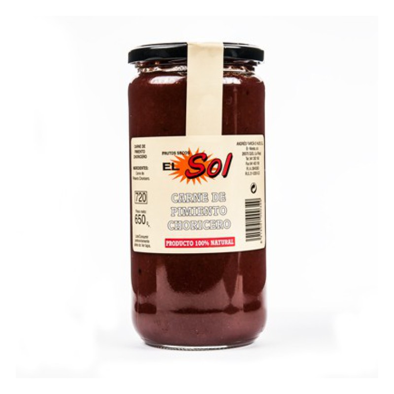 Carne de pimiento choricero El Sol 650 g